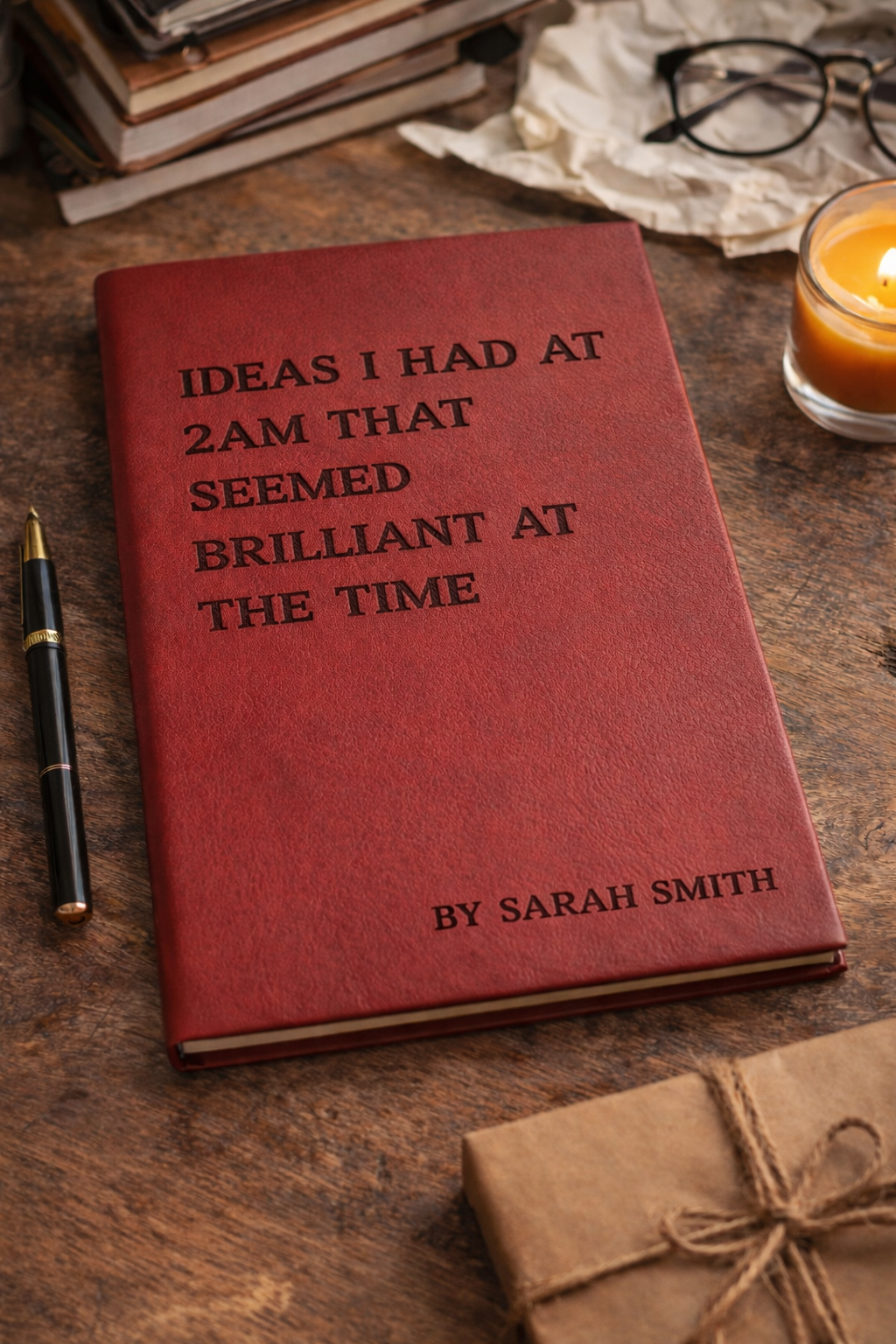 Personalized Funny Notebook with Custom Name & Quote, Hardcover Journal, Sarcastic Office Gift, Coworker Gift, Birthday & Christmas Gift