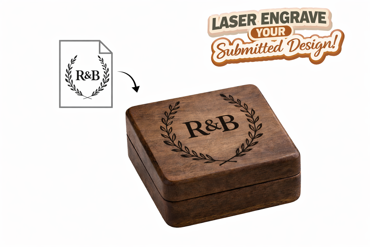 Personalized Wooden Jewelry Box, Custom Engraved Keepsake Box, Small Jewelry Organizer, Birthday Wedding Anniversary Gift for Her