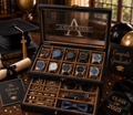 Personalized Wooden Watch Box for Men, 10 Slot Watch Case with Accessory Drawer, Engraved Watch Organizer, Anniversary Gift for Him