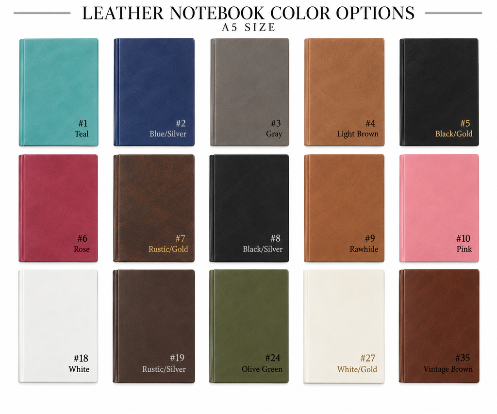 Personalized Hiking Journal – Custom Engraved Trail Notebook
