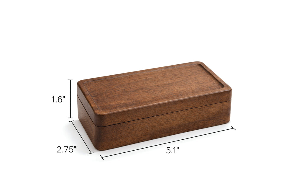 Personalized Wooden Jewelry Box, Custom Engraved Name & Initials, Small Jewelry Organizer, Bridesmaid, Mom & Birthday Gift