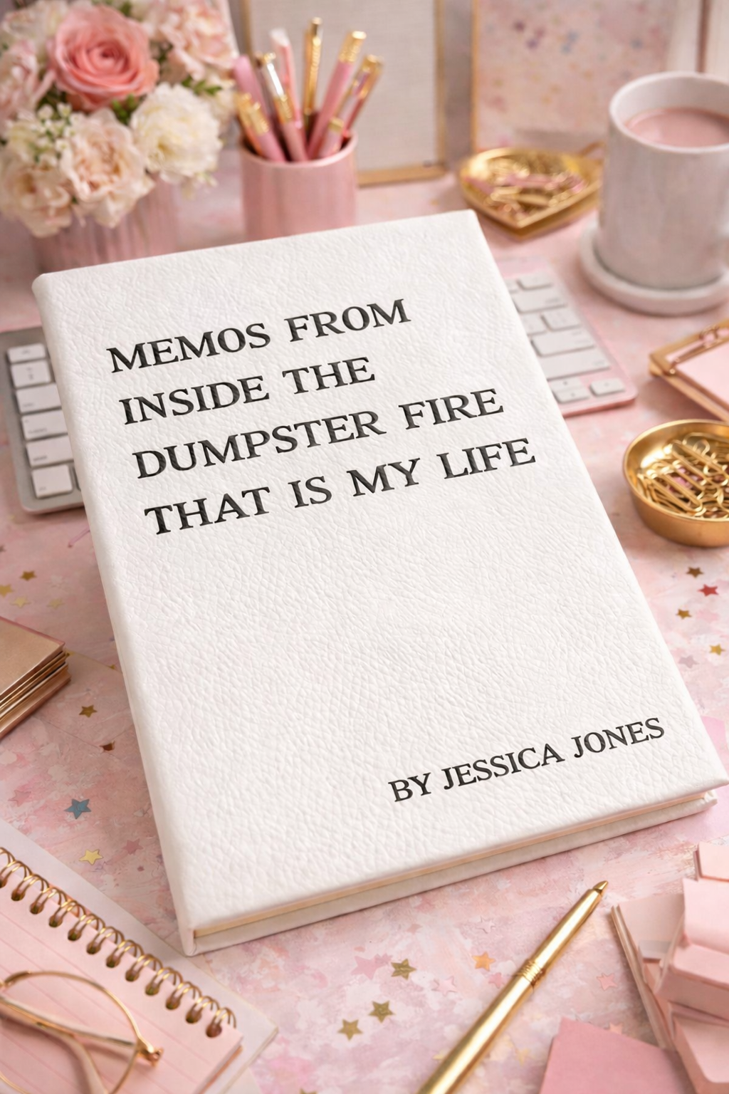 Personalized Funny Notebook with Custom Name & Quote, Hardcover Journal, Sarcastic Office Gift, Coworker Gift, Birthday & Christmas Gift
