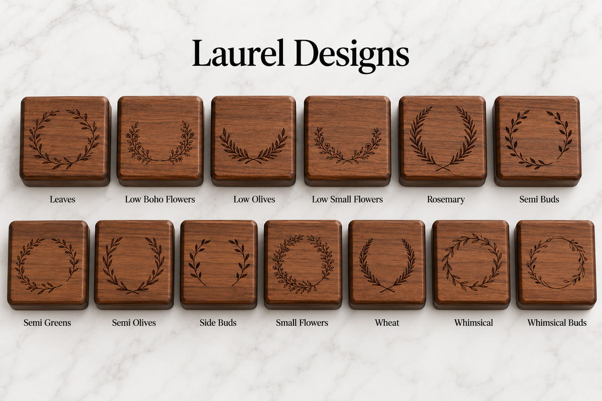 Custom Engraved Walnut Jewelry Box with Name or Initials – Personalized Wooden Gift for Bridesmaids, Birthdays, Weddings, or Holidays