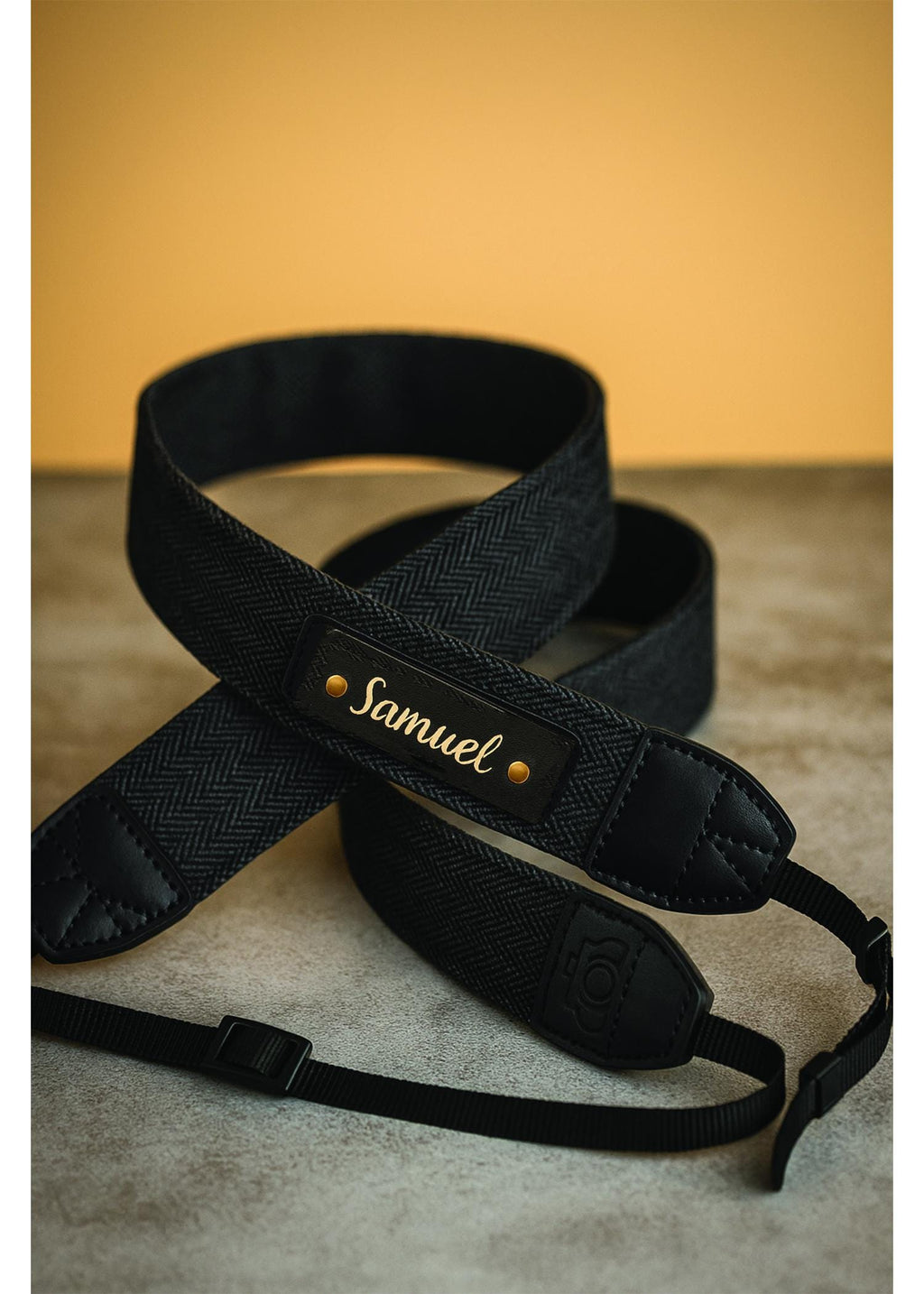 Personalized Camera Strap with Vegan Leather Case | Custom DSLR Camera Strap with Name | Gift for Photographers, Canon SX740 Case