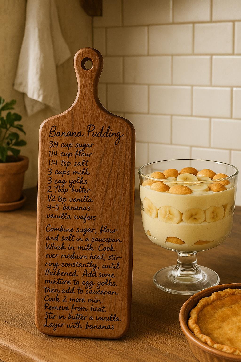 Custom Black Walnut Cutting Board with Handwritten Recipe Engraved – Memorial Gift, Heirloom Kitchen Keepsake, Personalized Gift