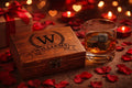 Personalized Whiskey Stones Gift Set with Custom Engraved Wooden Box – Unique Father's Day Gift for Him, Groomsman Gift, Birthday Gift